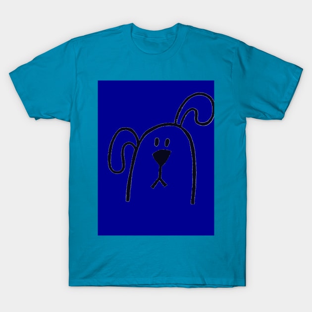 Dog T-Shirt by Idk